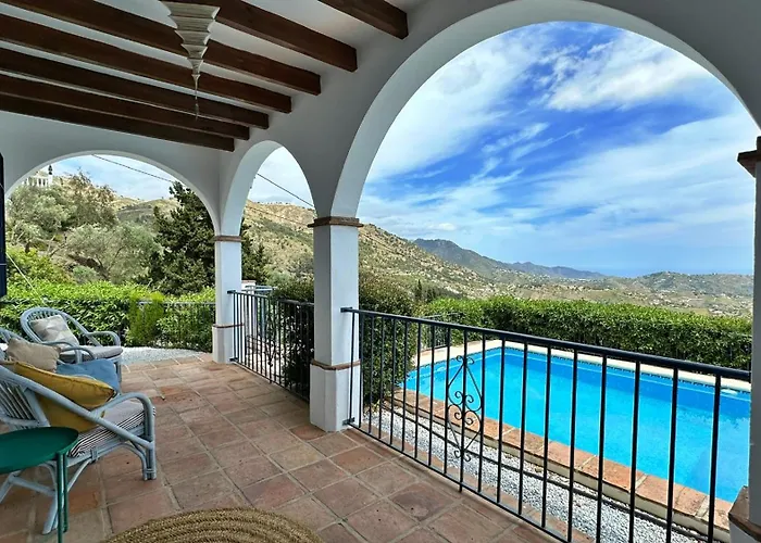 Villa Malaga Con Piscina Vallada, Barbacoa Y Hermosas Vistas By Andaraholidays